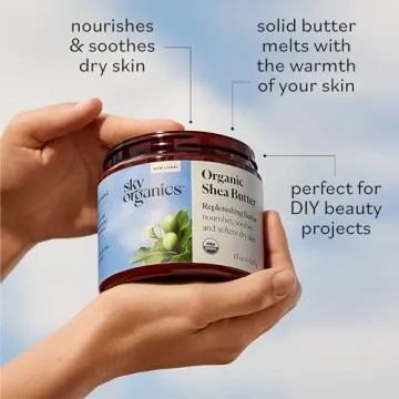 Sky Organics Organic Shea Butter 15 oz for Nourished Skin