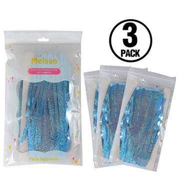 Melsan Foil Fringe Curtains for Vibrant Party Decor