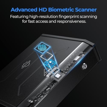 ONNAIS Iron SE Biometric Gun Safe Quick-Access Pistol Safe