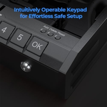 ONNAIS Iron SE Biometric Gun Safe Quick-Access Pistol Safe