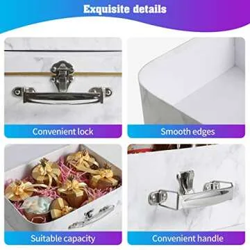 Elegant Anndason Set of 3 Decorative Storage Gift Boxes