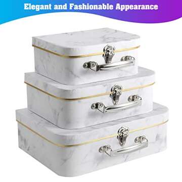 Elegant Anndason Set of 3 Decorative Storage Gift Boxes