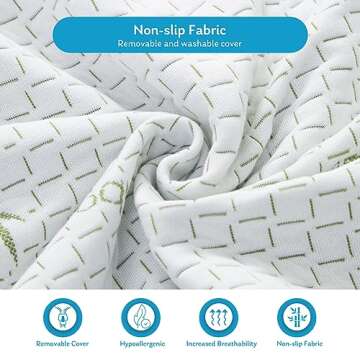 Twin Mattress, 6 inch Gel Memory Foam Mattress for a Cool Sleep & Pressure Relief, Bed in a Box for Kids Bunk Trundle Bed Daybed, Medium Firm Feel with Motion Isolating