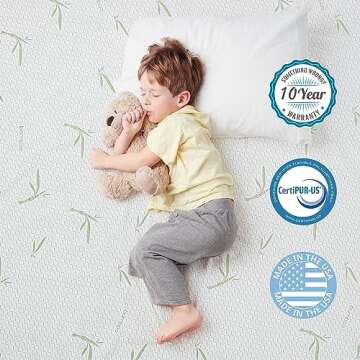 Twin Mattress, 6 inch Gel Memory Foam Mattress for a Cool Sleep & Pressure Relief, Bed in a Box for Kids Bunk Trundle Bed Daybed, Medium Firm Feel with Motion Isolating