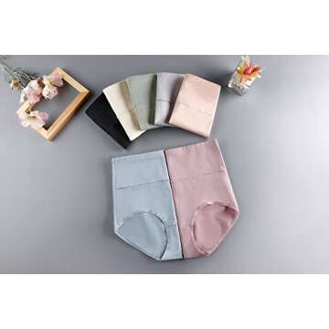High Waisted Cotton Panties for C-Section Recovery