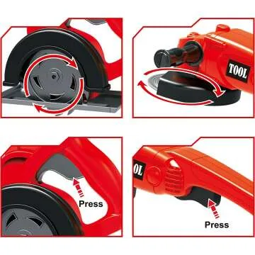 JOYIN 9Pcs Kids Tool Set for Pretend Play Fun