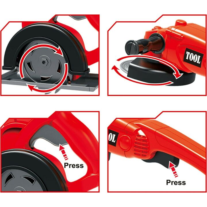 JOYIN 9Pcs Kids Tool Set for Pretend Play Fun