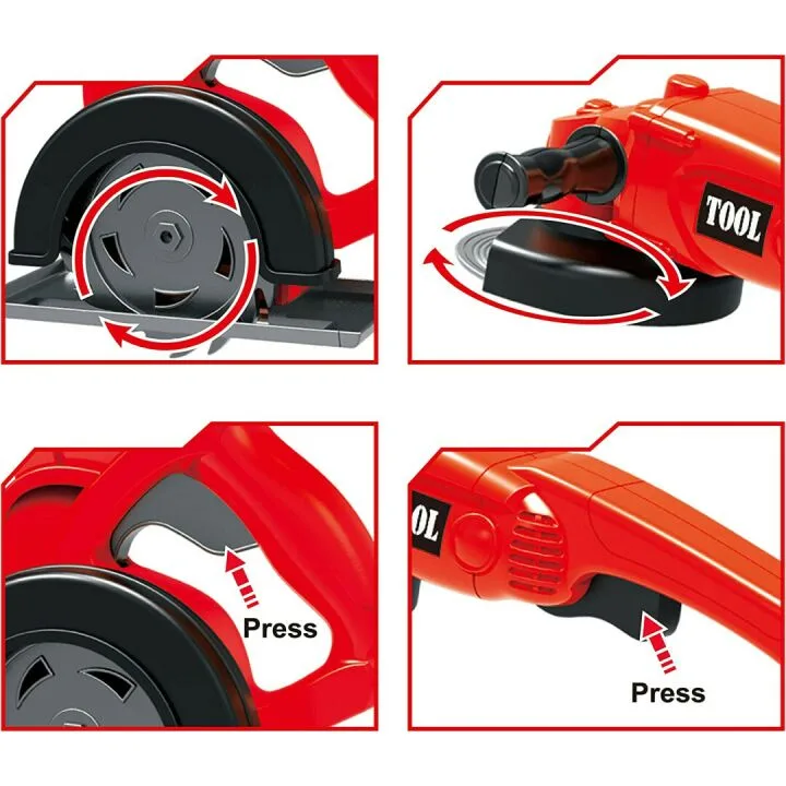 JOYIN 9Pcs Kids Tool Set for Pretend Play Fun