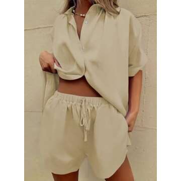 Fixmatti Women 2 Piece Y2K Outfits - Chic & Comfy Set