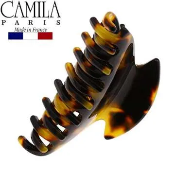 Camila Paris CP2470 French Hair Clip for Women, Small Handmade, Tokyo, Girls Hair Claw Clips Jaw Fashion Durable Styling Hair Accessories for Women, Strong Hold No Slip Grip. Made in France