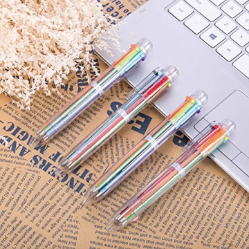 Favide 22 Pack 0.5mm Multicolor Ballpoint Pens - Fun & Functional