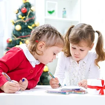 Favide 22 Pack 0.5mm Multicolor Ballpoint Pens - Fun & Functional