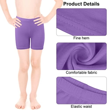 Girls Bike Cartwheel Shorts 2T-3T Multi-Color Pack