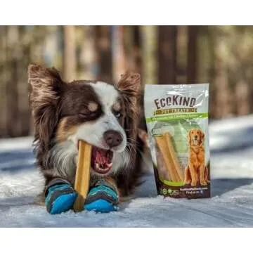 EcoKind Premium Gold Yak Cheese Chews for Medium Dogs