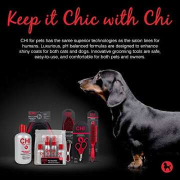 CHI for Dogs Deep Moisture Shampoo for Dogs | Best Moisturizing Dog Shampoo for Dogs With Dry Skin | Sulfate And Paraben Free, pH Balanced for Dogs, Made in the USA