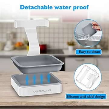 Vecallo Pot Lid Holder for Clutter-Free Kitchen Organization