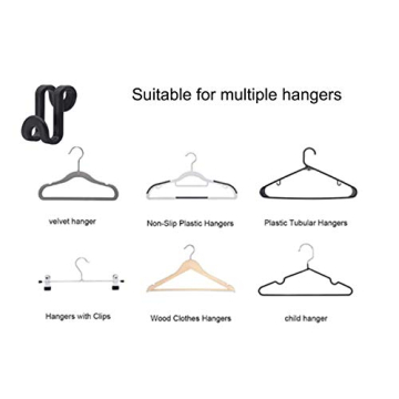 Maximize Closet Space with Kclongvs Hanger Connector Hooks