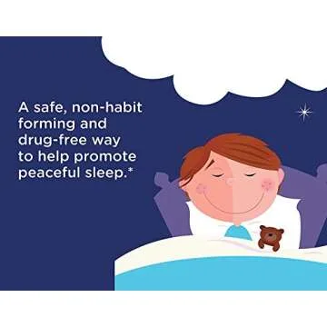 Zarbee's Kids Melatonin Chewable Tablet for Peaceful Sleep