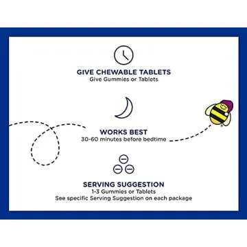 Zarbee's Kids Melatonin Chewable Tablet for Peaceful Sleep