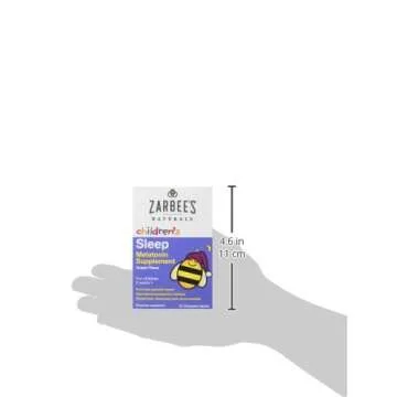 Zarbee's Kids Melatonin Chewable Tablet for Peaceful Sleep