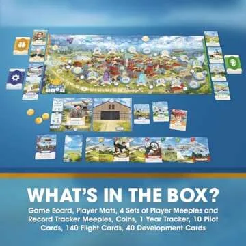 First In Flight Board Game - MENSA Award Winning Aviation Adventure