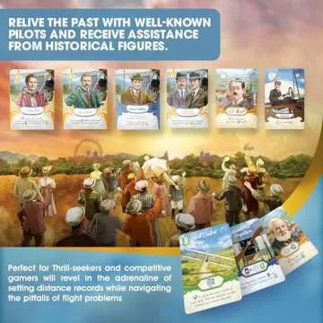 First In Flight Board Game - MENSA Award Winning Aviation Adventure