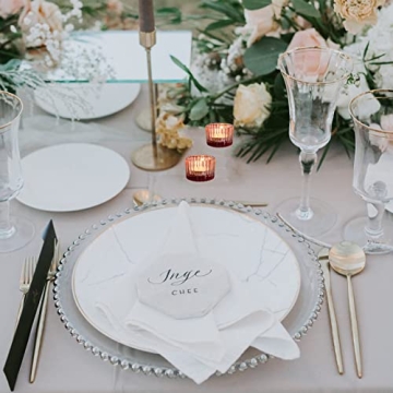 VOHO Rose Gold Tealight Candle Holder Set for Weddings