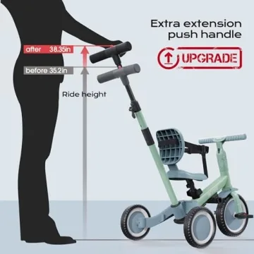 newyoo Toddler Tricycle for 1-3 Year Old Versatile Fun