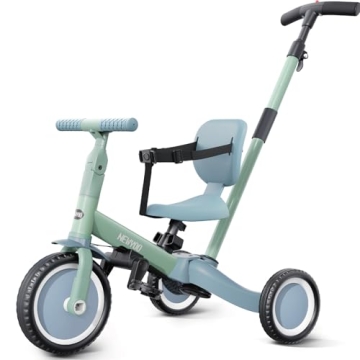 newyoo Toddler Tricycle for 1-3 Year Old Versatile Fun