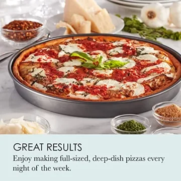 Chicago Metallic Deep Dish Pizza Pan for Perfect Pies