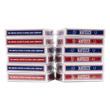Maverick Jumbo 12 Pack Playing Cards , Blue