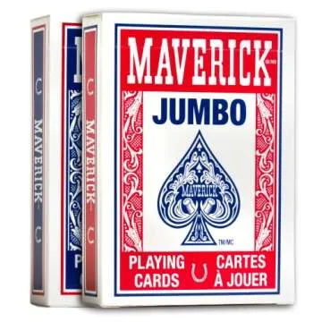 Maverick Jumbo 12 Pack Playing Cards , Blue