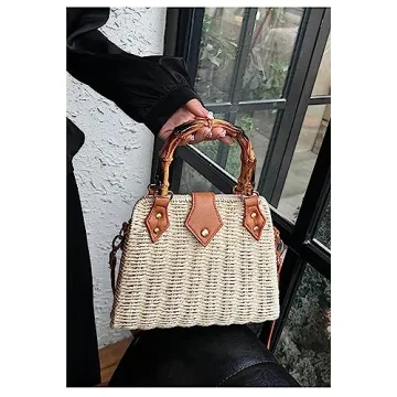 Stylish Woven Straw Handbag for 2025 Summer Fashion