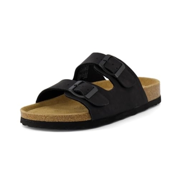Comfortable CUSHIONAIRE Women's Cork Footbed Sandals
