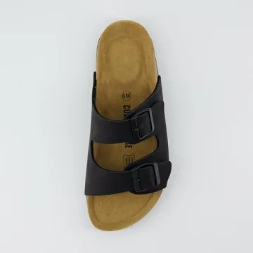 Comfortable CUSHIONAIRE Women's Cork Footbed Sandals