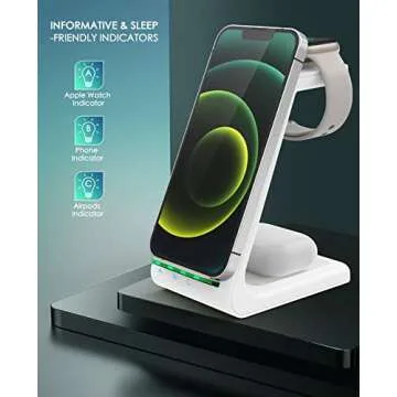 3-in-1 Fast Wireless Charging Station for Apple Devices