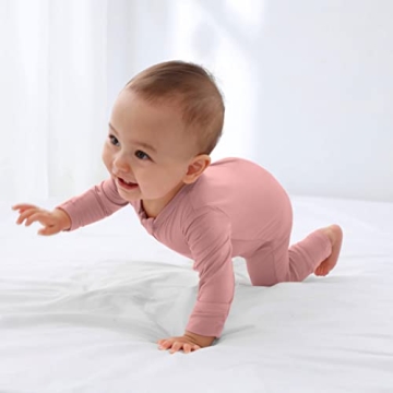 Soft GUISBY Baby Boy Footless Pajamas with Mittens