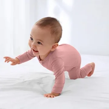 Soft GUISBY Baby Boy Footless Pajamas with Mittens