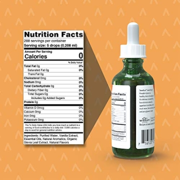 SweetLeaf Pumpkin Spice Sweet Drops - Zero-Calorie Flavor Enhancer