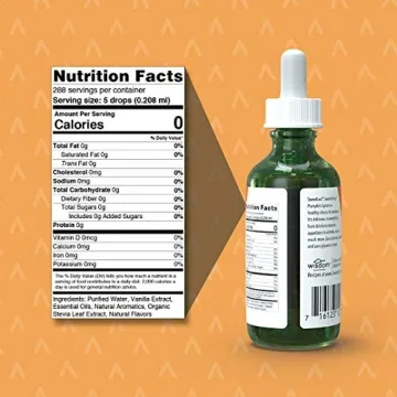 SweetLeaf Pumpkin Spice Sweet Drops - Zero-Calorie Flavor Enhancer