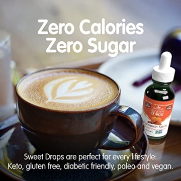 SweetLeaf Pumpkin Spice Sweet Drops - Zero-Calorie Flavor Enhancer