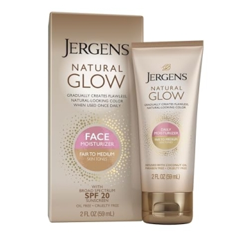 Jergens Natural Glow Face Tanner with SPF - 2 oz