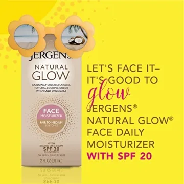 Jergens Natural Glow Face Tanner with SPF - 2 oz