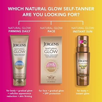 Jergens Natural Glow Face Tanner with SPF - 2 oz