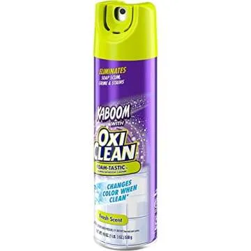 OxiClean Foam-Tastic Foaming Bathroom Cleaner, Fresh Scent, 19 oz Spray Can (Pack of 2)