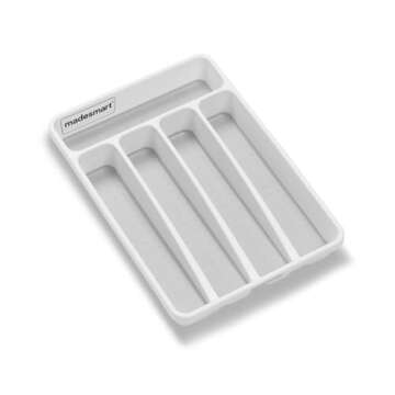 madesmart Mini Silverware Tray, White