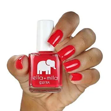 ella+mila Nail Polish Kiss Kiss - Vegan 7-Free Color