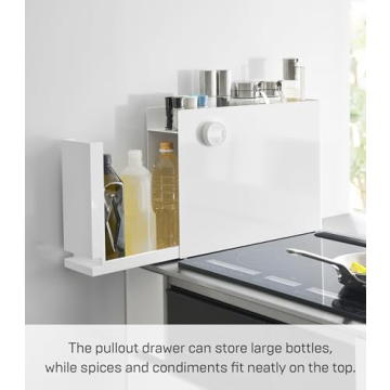 Yamazaki Home Tower Spice Rack - Modern Kitchen Storage Solution