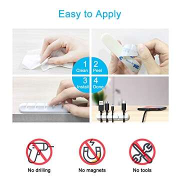 INCHOR Cord Organizer - Ultimate Cable Management Solution