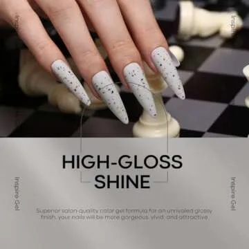 Modelones Grey Gel Nail Polish Set for Trendy Nails